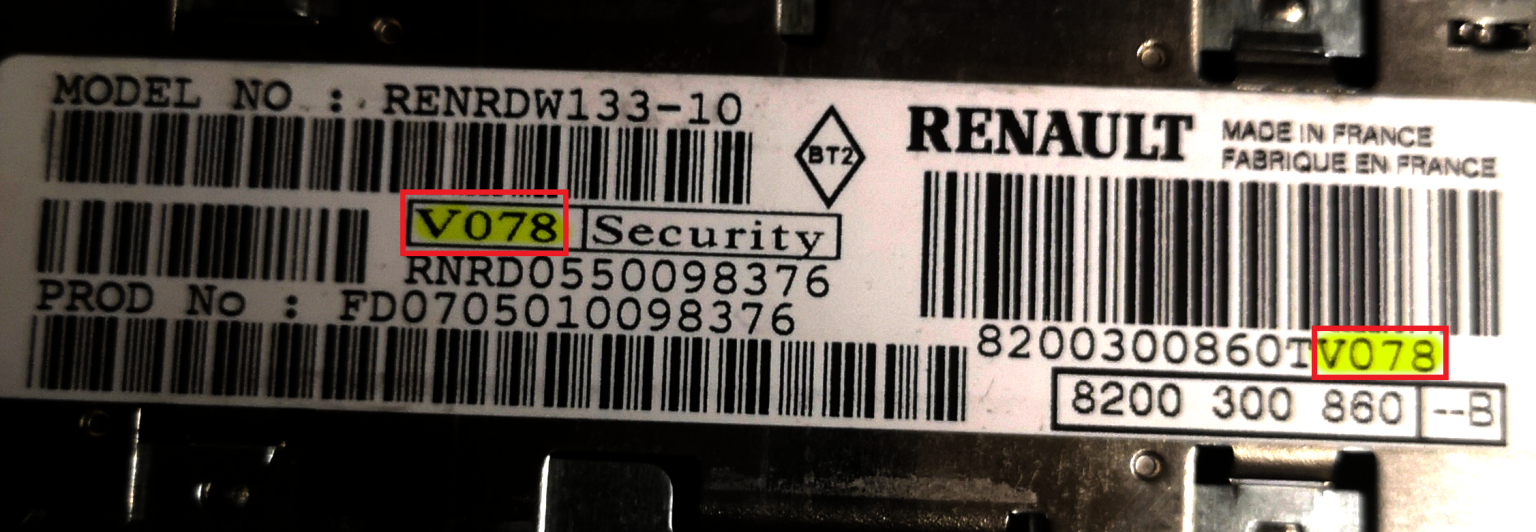 Renault Captur car radio code generate your car radio code instantly