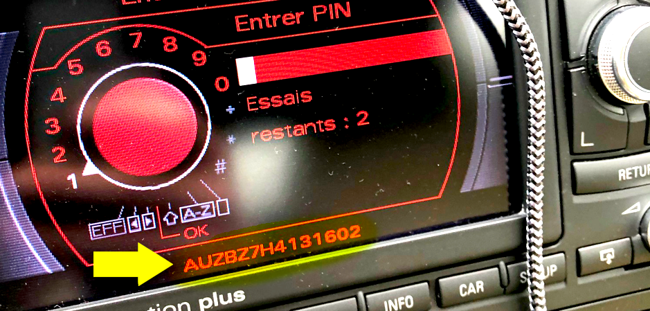Comment trouver et entrer un code autoradio Audi ? - Audi Tourisme